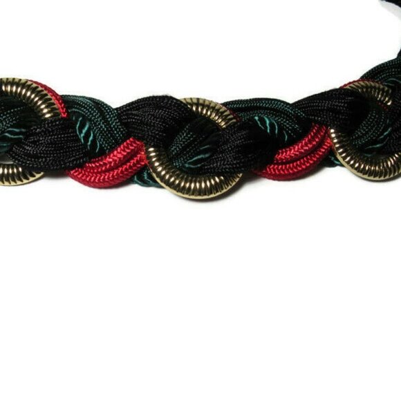 Colorful Rope Belt Metal Rings Hook Latch main image 4